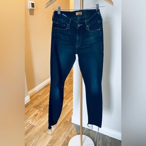 Mother EUC Dark Blue Skinny Jeans